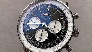 New Breitling NAVITIMER B01 CHRONOGRAPH 43 mm Blue VS Copper dial [upl. by Ecurb163]