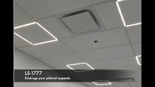 Luminaire pour plafond suspendu LS 1777 FR [upl. by Esinert]