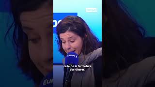 Fermeture des classes  la réponse de la ministre laisse sans voix shorts radio politique [upl. by Jordison]