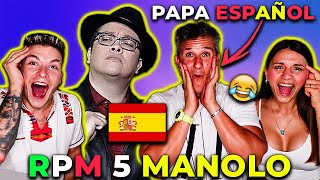 🇲🇽 PAPA ESPAÑOL REACCIONA a RPM MANOLO 🤣 POR PRIMERA VEZ 😱 FRANCO ESCAMILLA [upl. by Aetnahs]