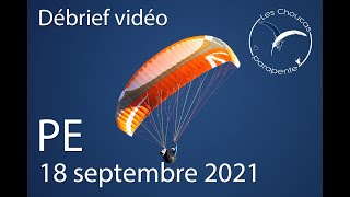 18 septembre 2021 pente école parapente avec Les Choucas [upl. by Ainekahs60]