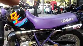 Sonido de YAMAHA DT con mofle de KIMOTO SUPERBIKE [upl. by Ab844]