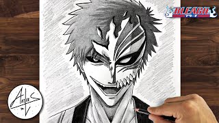 How To Draw ICHIGO KUROSAKI  BLEACH Drawing Tutorial step by step [upl. by Meingoldas]