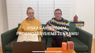 Viskas apie 2024m Prognozė visiems ženkams Metų žvakės ir Astrologinio kalendoriaus pristatymas [upl. by Ennaeus]