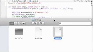 Objective C Programming Tutorial  61  Copy and Rename Files [upl. by Sreip43]