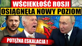 POTĘŻNA ESKALACJA  WŚCIEKŁOŚĆ ROSJI OSIĄGNĘŁA NOWY POZIOM [upl. by Nnairrehs270]