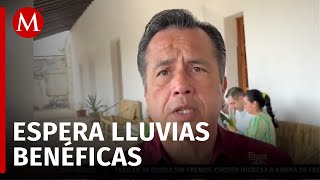 quotApuntarían más en un aspecto benéficoquot Cuitláhuac García sobre la temporada de lluvias en Veracruz [upl. by Evin]