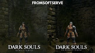 Dark Souls Remastered vs Dark Souls ReRemastered Mod [upl. by Dwayne]