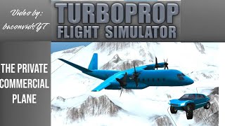 the private commercial plane turboprop flight simulator by baconvidsYT [upl. by Hartman]