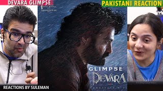 Pakistani Couple Reacts To Devara Part 1  Glimpse  Hindi  NTR  Kortala Siva  Anirudh [upl. by Sedgewake542]