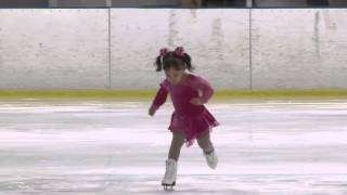 3 yr old Brynn Cartagena magnolia Ice Skate Competition 2014 [upl. by Sina]