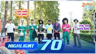 Highlight Tập 70 Quang Hùng MasterD hóa nhân viên cây xanh Trường Giang phấn khích khi về rừng [upl. by Eelarat]