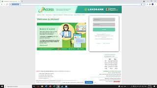 How to enrol in LANDBANK IACCESS online [upl. by Viridis277]