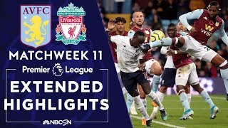 Aston Villa v Liverpool  PREMIER LEAGUE HIGHLIGHTS  110219  NBC Sports [upl. by Wheeler]