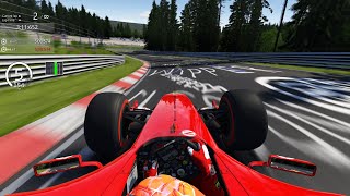 Ferrari F2004 Slick Tyres  Nurburgring Nordschleife  Assetto Corsa [upl. by Pierette]