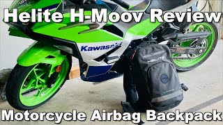 Helite Backpack Motorcycle Airbag Review [upl. by Notnelc]