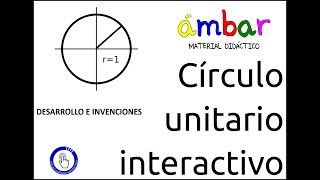 Círculo unitario interactivo [upl. by Nalorac156]