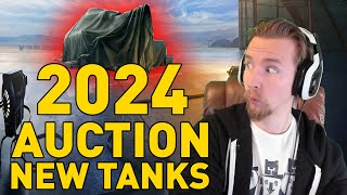 2024 AUCTION WITH NEW TANKS World of Tanks [upl. by Lizned711]