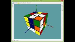 Rubiks Cube with JavaFX 3D [upl. by Eimorej]