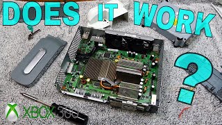 DOES IT WORK CleanTest Xbox 360 Console I Game inside [upl. by Aetnahs]