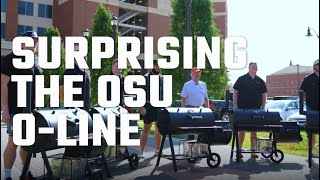 SURPRISING the OSU OLine  Tailgate Tour  Oklahoma Joes®️ [upl. by Lramaj]