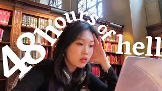 cram with me for 2 finals in 48 hours 😭 last college finals week vlog tufts university [upl. by Skelton]