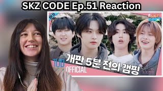 Stray Kids SKZ Code Ep51 Know Know Camping 1 REACTION [upl. by Klein]