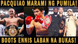 PACQUIAO iba talaga HINAHABOL ng Mga Active World Champion  Boots Ennis LABAN BUKAS [upl. by Bausch54]