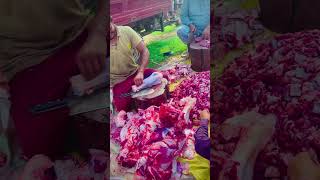 Meat cutting processing  amazing fastest cutting [upl. by Ellinej]