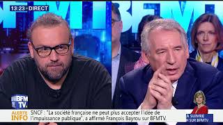 Bruno Poncet Cheminot sudrail vs François Bayrou sur BFM [upl. by Eramal]