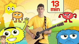 Colors Shapes amp More Kids Songs  Adam Tree TV [upl. by Yacano]