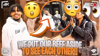 WE PUT OUR BEEF ASIDE TO SEE EACH OTHER👀🤗She slapped me😤🤣 [upl. by Alvinia]