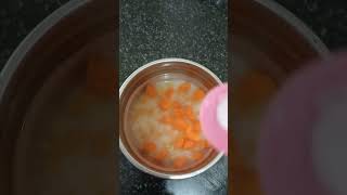 Baby food ll carrot dal rice ll healthy baby food 🍚👶🥰 [upl. by Yelwah]