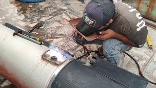 how to convert gas geyser into electric geyser  geyser lagane ka tarika [upl. by Llehcal808]