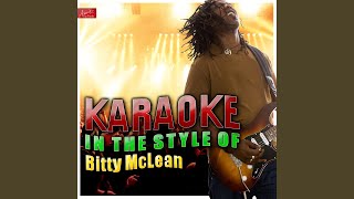 It Keeps Rainin Tears In the Style of Bitty Mclean Karaoke Version [upl. by Sethi]