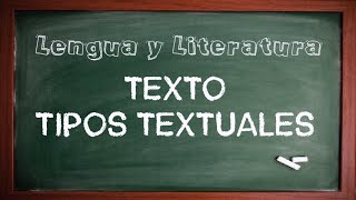 TEXTO Y TIPOS DE TEXTO [upl. by Oremar]