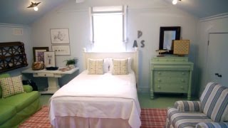 How to Furnish an Attic Bedroom  At Home With P Allen Smith [upl. by Semyaj557]