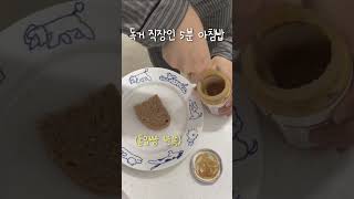 독거 직장인 5분 아침밥 ㅣ 저속노화 브런치 [upl. by Eigger]