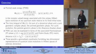 AharonovAnandan Phase and Pointed weak energy [upl. by Hedaza]