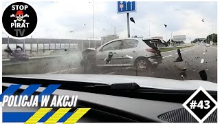 POLICJA W AKCJI 43  Potężny manewr PIT zatrzymanie bandziorów w Audi przemytnik w BMW i inni [upl. by Elman]