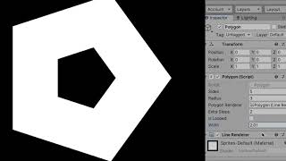 How to draw any regular polygon in Unity with Line Renderer [upl. by Truelove]