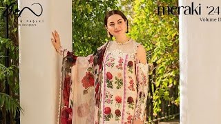 Asifa Nabeel Meraki’24  Unstitched Lawn Vol II  Luxury Summer Collection 2024 by Asifa Nabeel [upl. by Htiderem857]