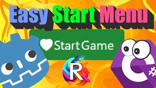 Godot C Create a Start Menu tutorial godot [upl. by Aholah]