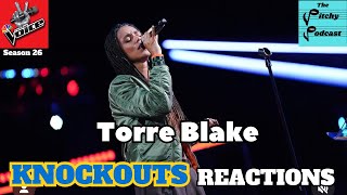 NBCs The Voice Season 26 Knockouts REACTION Torre Blake [upl. by Annanhoj]