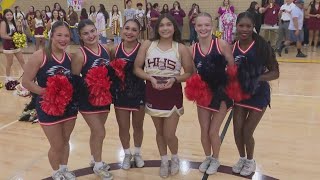 KENS 5 Play of the Week awarded to Harlandale cheerleader [upl. by Stempien]