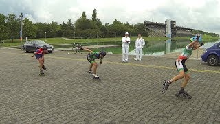 06082017  Zieleinlauf Halbmarathon Oberschleißheim Damen  BIC AIC inline GoPro wwweAlexme [upl. by Tadeas]