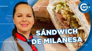 CÓMO HAGO SÁNDWICH DE MILANESA TUCUMANA [upl. by Neerhtak]