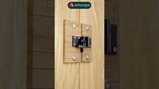 DualSecurity Wooden Door Latch with Key Lock Option [upl. by Bohannon24]