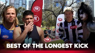 I think Im going to send it 💥🦵 The very BEST from the Longest Kick  Fox Footy [upl. by Jenn]