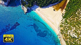 4K Drone Video  Breathtaking Sardinia Relaxation Video Before Sleep [upl. by Maurreen]